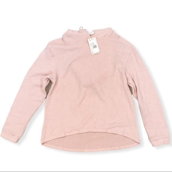 EVERLEIGH Brushed Terry Cozy Hoodie Swetshirt in Pink -NWT - Medium - Picture 3 of 3